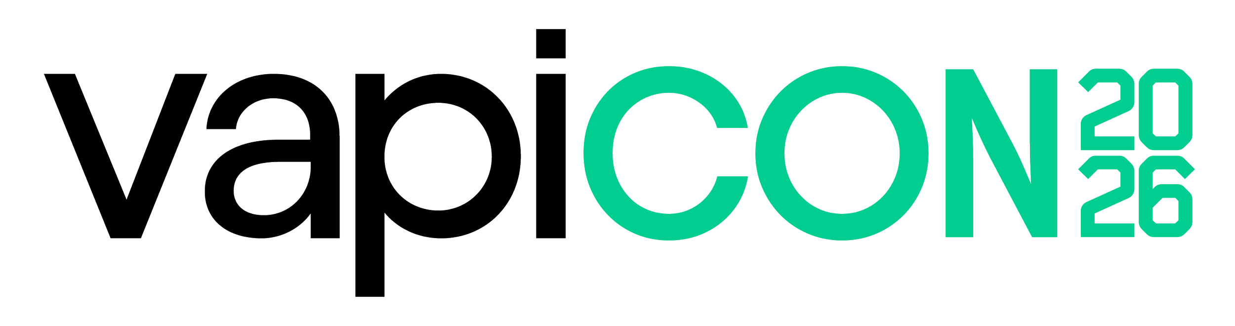 Logo for Vapitech Conference 2026 with the word 'Vapitech' in black outline and 'CONF' in teal, with the year 2026 in teal.